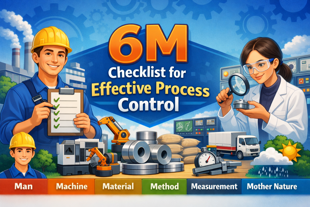 6M Checklist for Effective Process Control - MK Academy